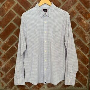 UNTUCKit Dalton Mens XL Performance Shirt Blue Pink Check Long Sleeve‎ 31101